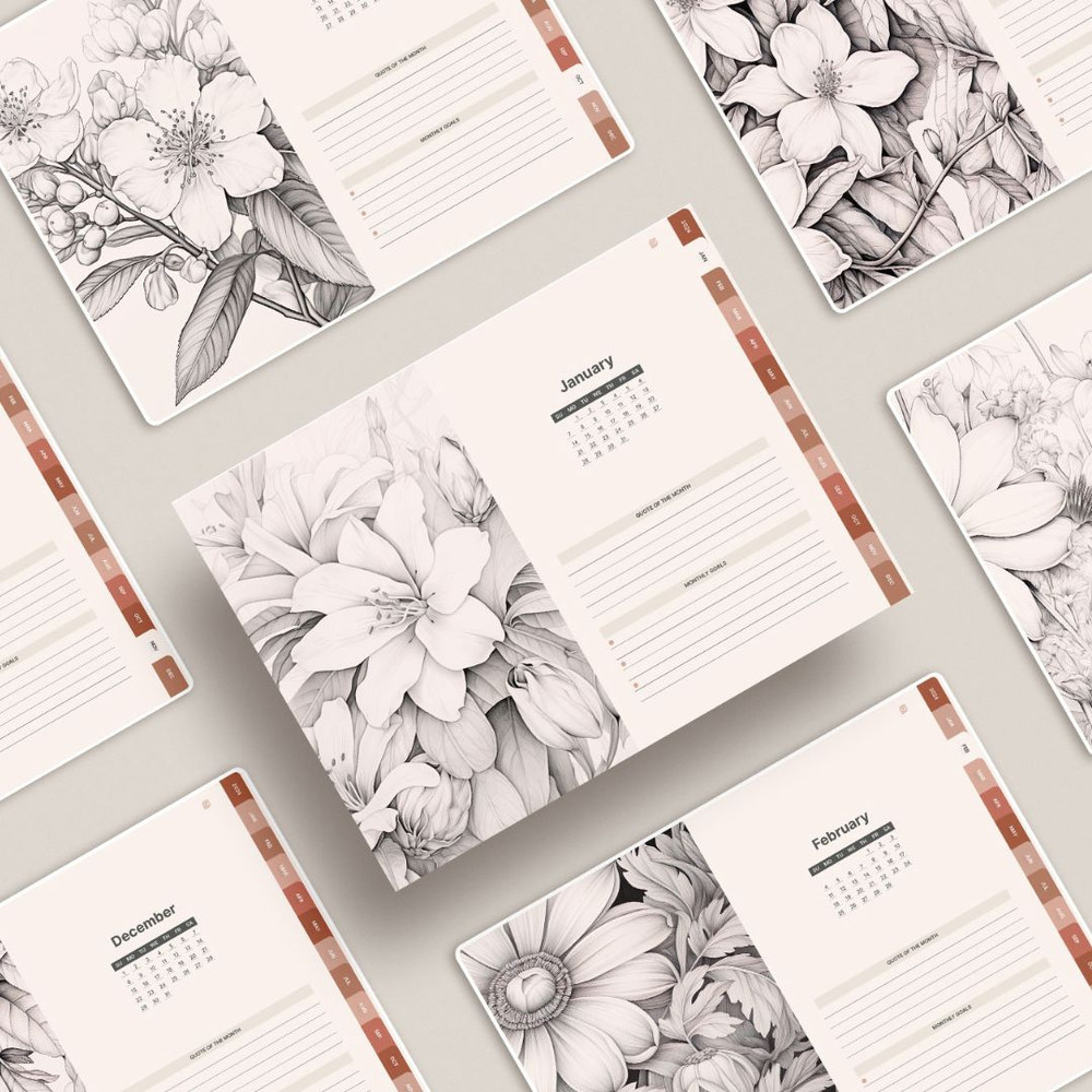 2024 Digital Gratitude Journal, 2024 dated reflection gratitude planner, daily pages, 5 minute journal, ipad goodnotes (9).jpg