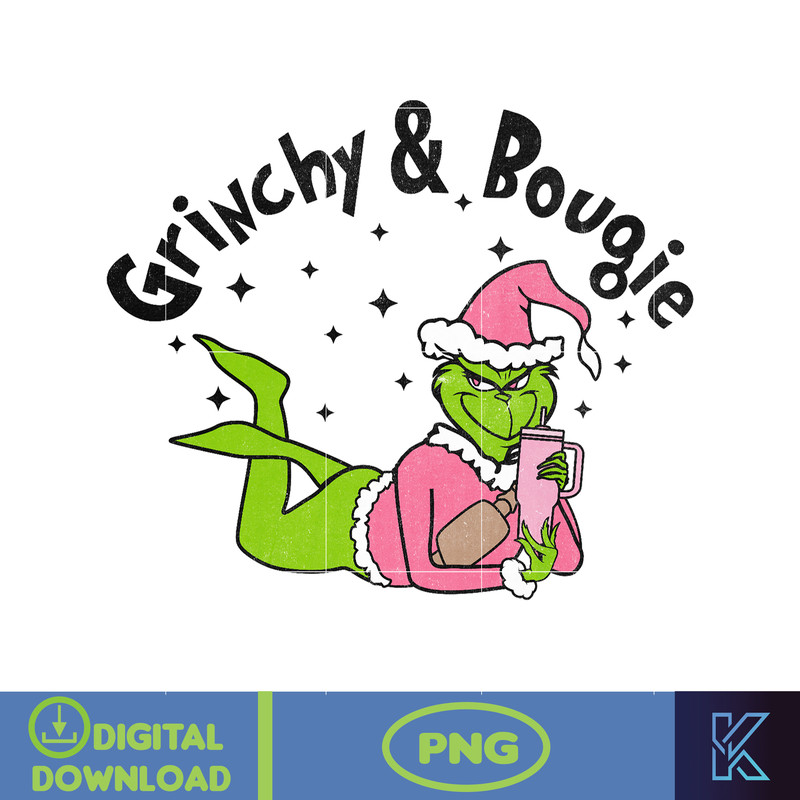 Mean Green Guy Christmas Stanley Tumbler Inspired PNG Sublimation Design DTF Print Sticker Tumbler Retro Holiday (5).jpg