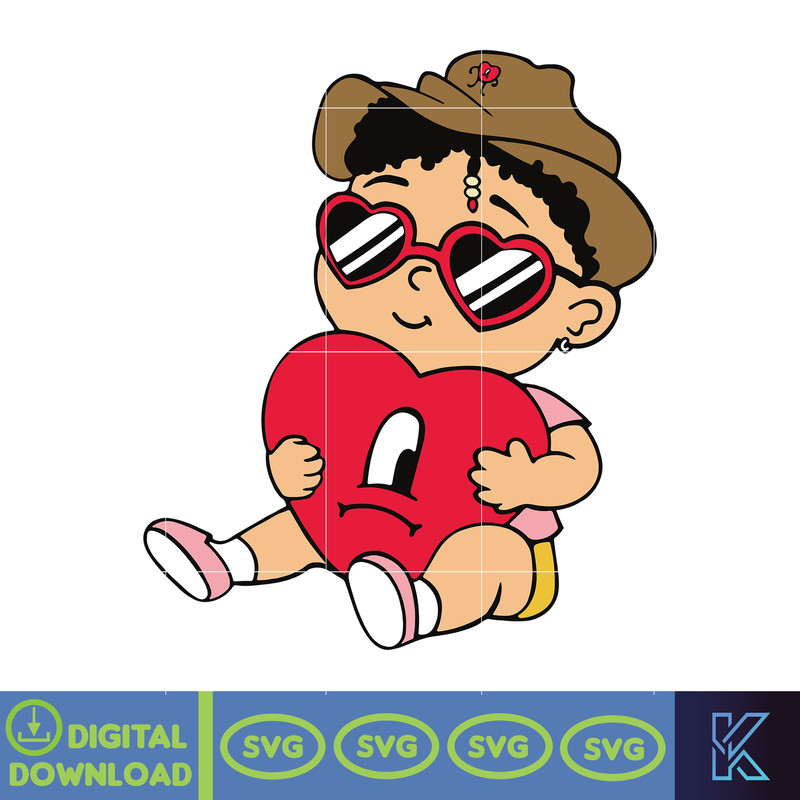 Bad Bunny Valentines Day Svg, Benito Svg, Un Valentina Sin Ti, Bad Bunny Svg, Cricut Svg, Valentine's Day (13).jpg