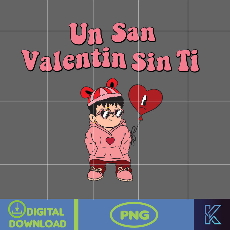 Bad Bunny Valentines Day Png, Benito Png, Un Valentina Sin Ti, Bad Bunny Png, Cricut Png, Valentine's Day Png (20).jpg