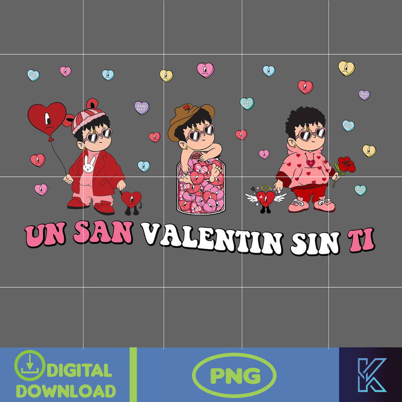 Bad Bunny Valentines Day Png, Benito Png, Un Valentina Sin Ti, Bad Bunny Png, Cricut Png, Valentine's Day Png (24).jpg