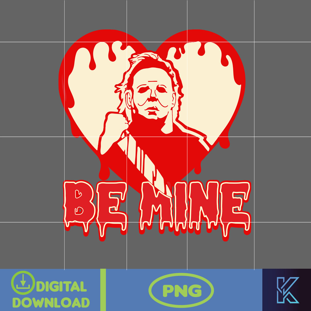 Horror Valentine Png, Valentine Killer Story Png, Be My Valentine Png, Be Mine Character Movie Png, Digital File (15).jpg