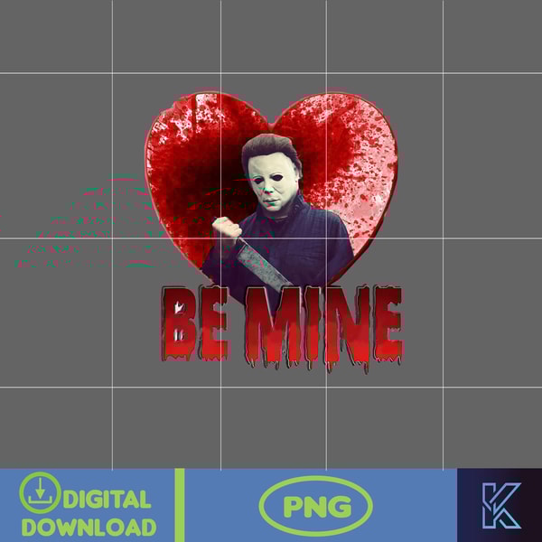Horror Valentine Png, Valentine Killer Story Png, Be My Valentine Png, Be Mine Character Movie Png, Digital File (48).jpg