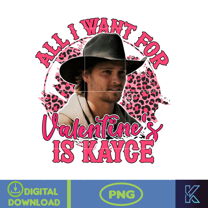 Yellowstone Valentines Sublimation Design, Western Valentine Png, Valentine's Day Png, Instant Dowload (14).jpg