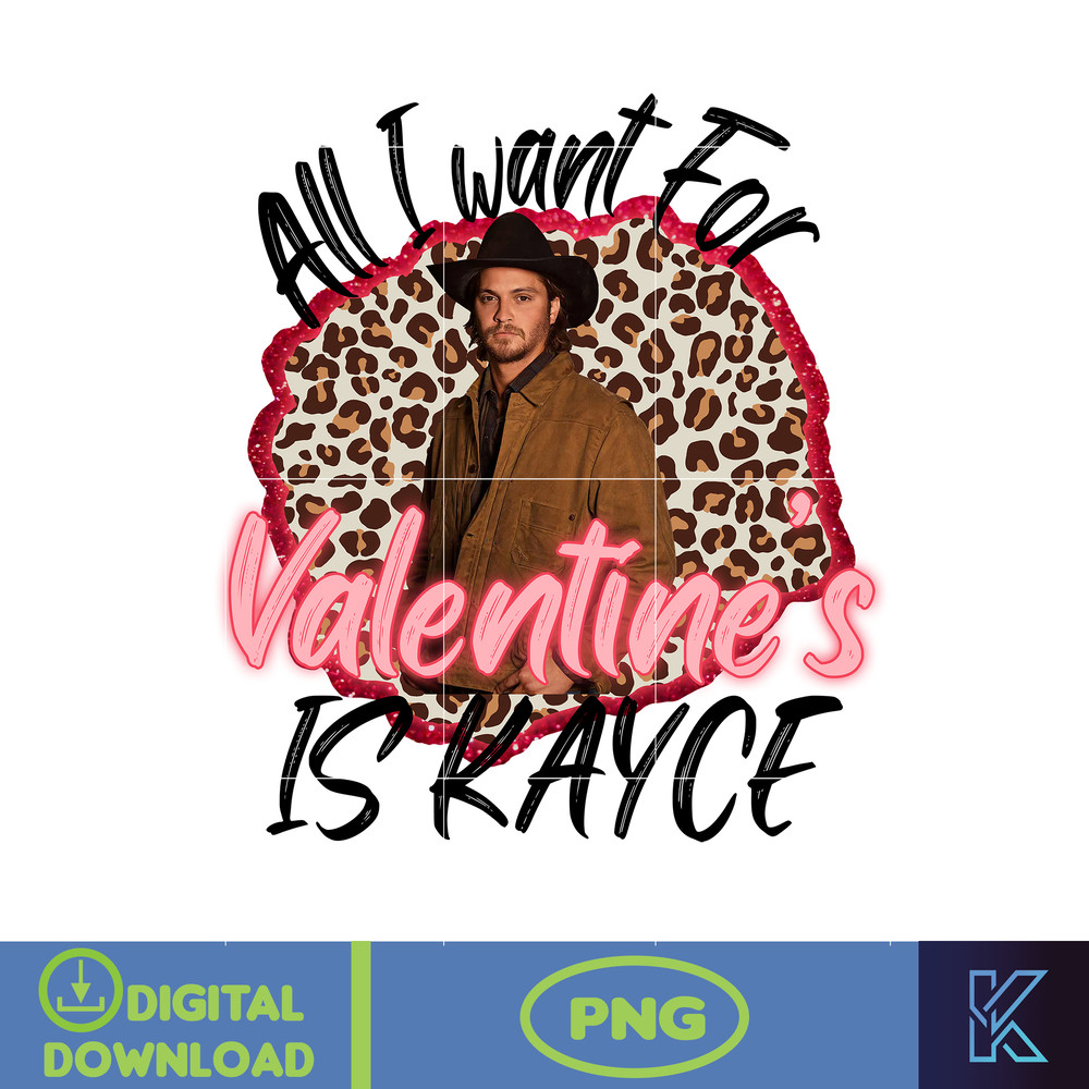 Yellowstone Valentines Sublimation Design, Western Valentine Png, Valentine's Day Png, Instant Dowload (20).jpg