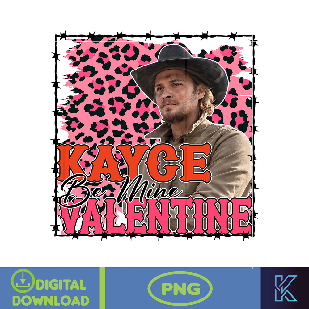 Yellowstone Valentines Sublimation Design, Western Valentine Png, Valentine's Day Png, Instant Dowload (22).jpg