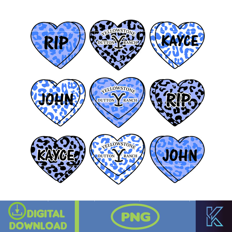 Yellowstone Valentines Sublimation Design, Western Valentine Png, Valentine's Day Png, Instant Dowload (32).jpg
