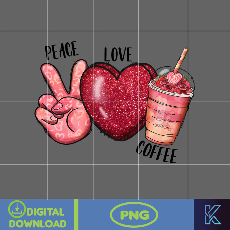 Valentine Coffee Png, Valentine Coffee Png, Valentine Drinks Png, Latte Drink Png, XOXO Png, Coffee Lover, Valentine Sublimation (15).jpg