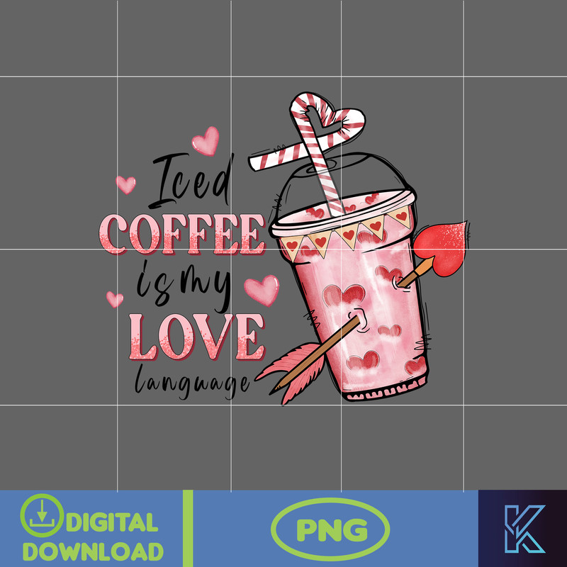 Valentine Coffee Png, Valentine Coffee Png, Valentine Drinks Png, Latte Drink Png, XOXO Png, Coffee Lover, Valentine Sublimation (9).jpg