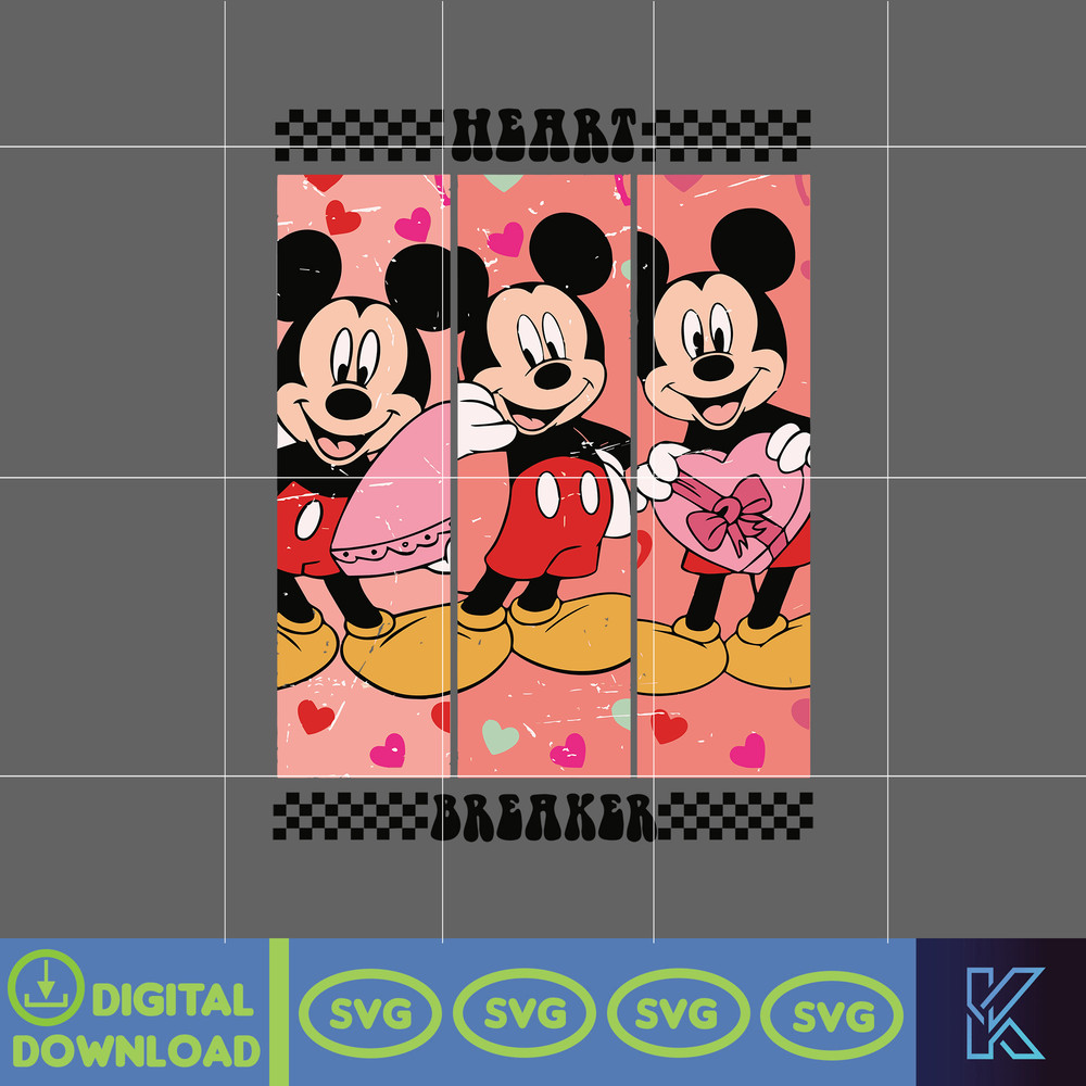 Designs Cartoon Valentine Svg, Be My Valentine Svg, Mouse And Friend Character Movie Svg (13).jpg