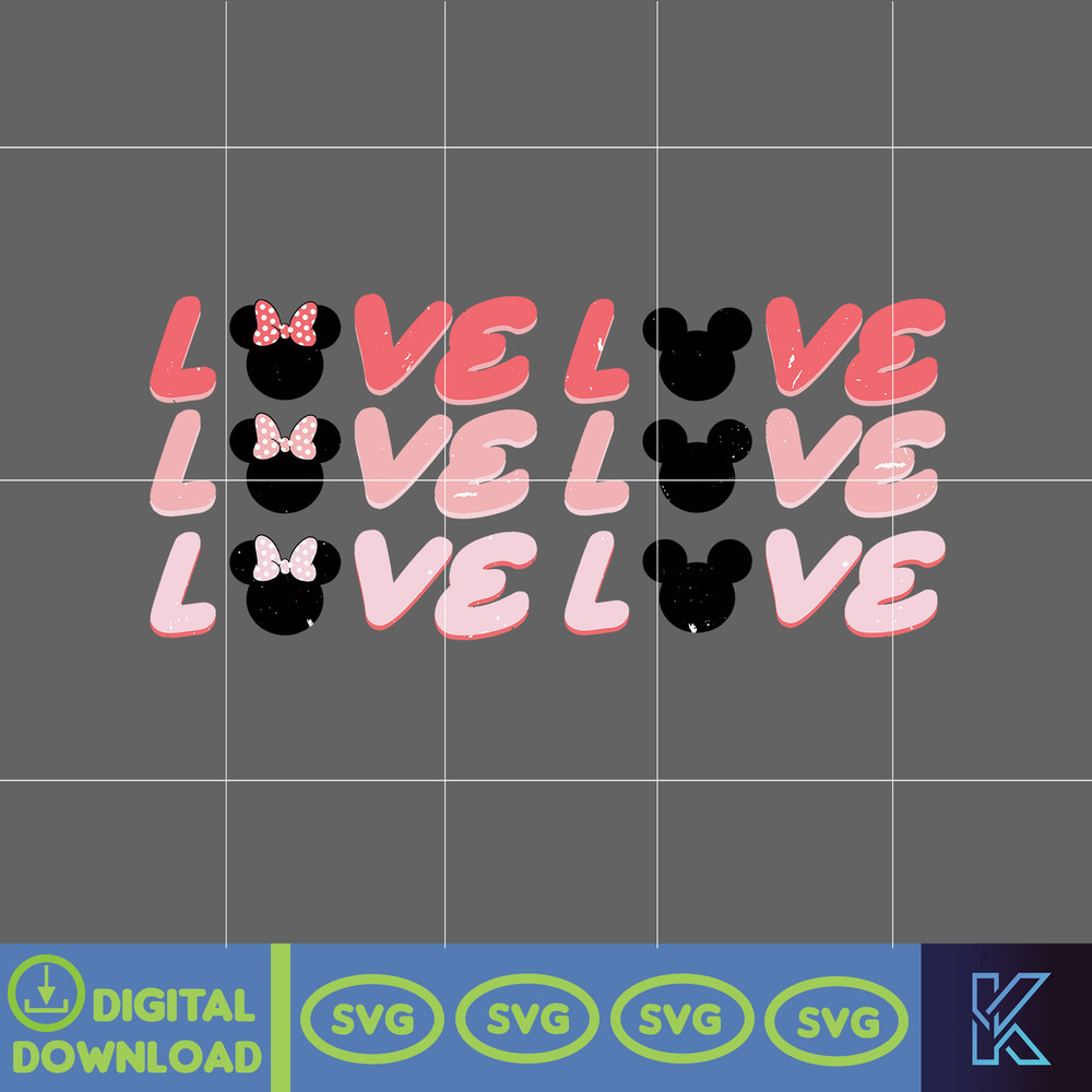Designs Cartoon Valentine Svg, Be My Valentine Svg, Mouse And Friend Character Movie Svg (32).jpg