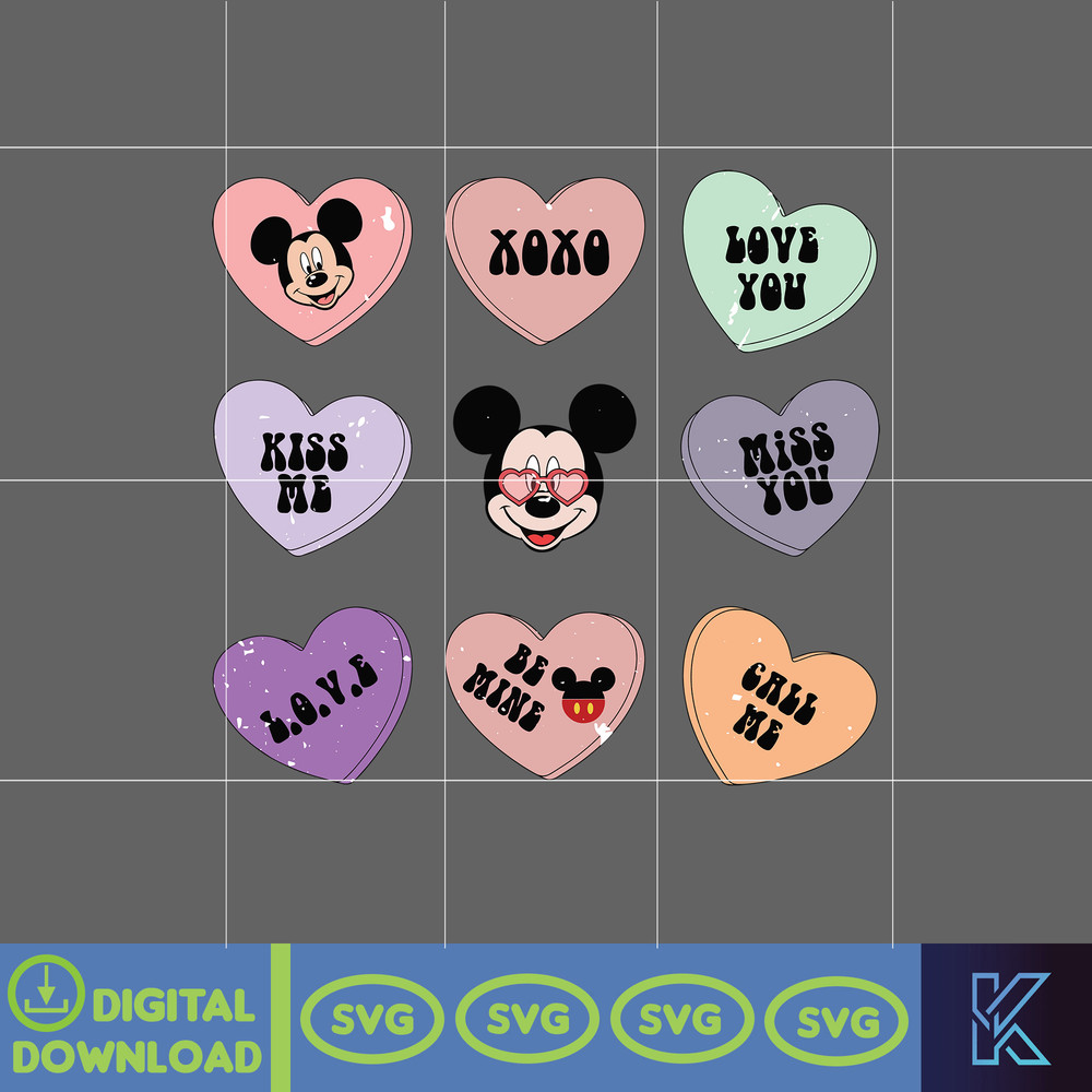 Designs Cartoon Valentine Svg, Be My Valentine Svg, Mouse And Friend Character Movie Svg (50).jpg