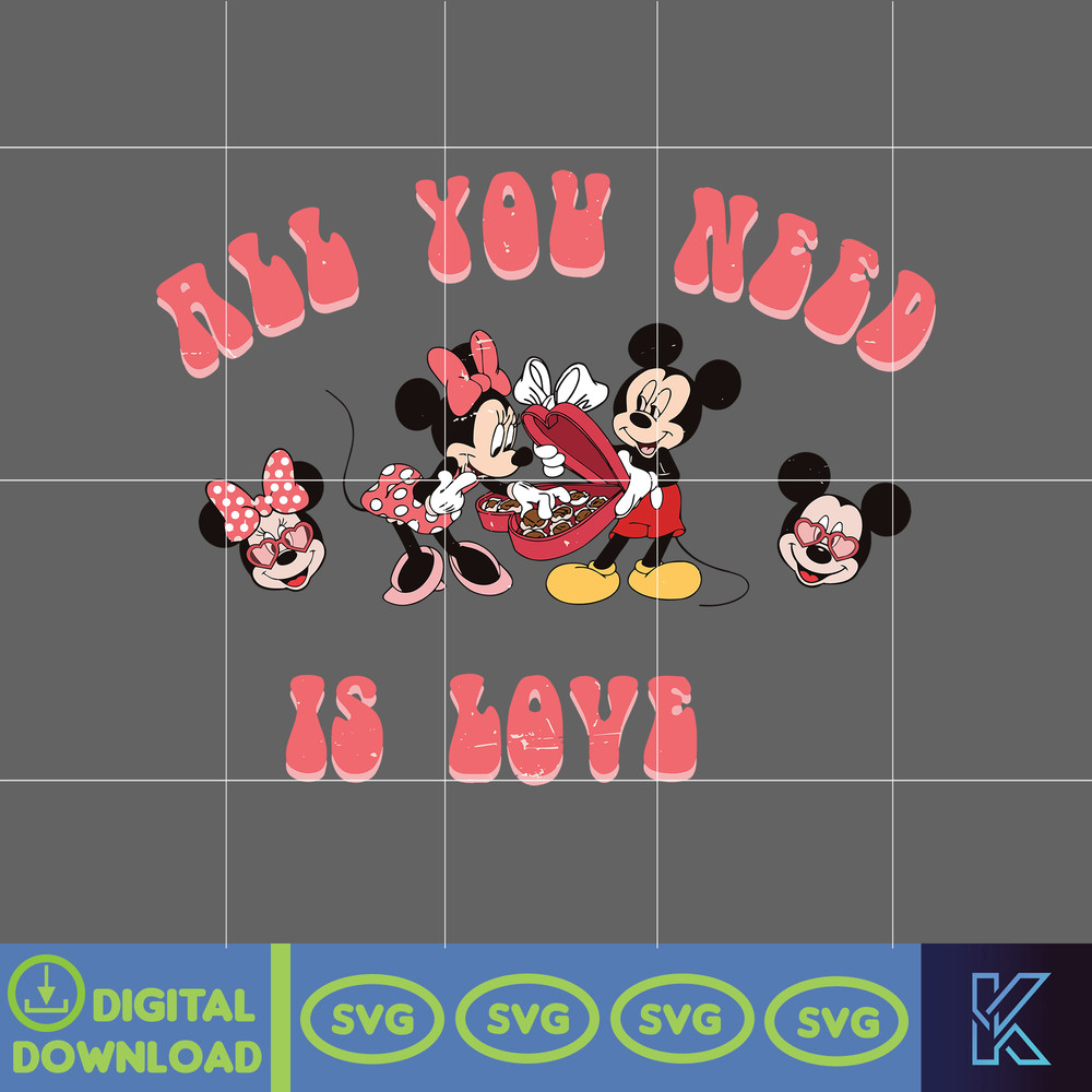 Designs Cartoon Valentine Svg, Be My Valentine Svg, Mouse And Friend Character Movie Svg (55).jpg