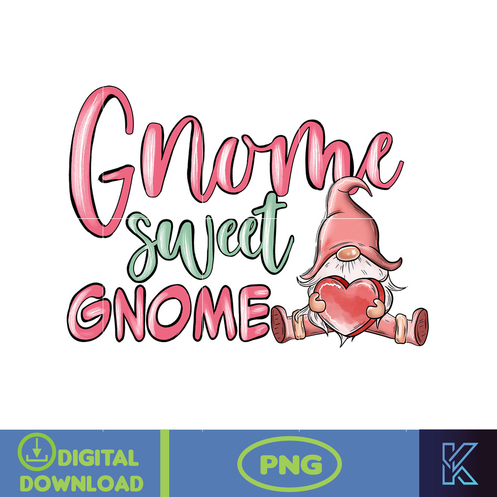 Valentines Day Gnomes Png Sublimation Design, Valentine's Day Gnome Png, Valentines Day Png, Gnome with Heart Png, Love Gnomes Png (3).jpg