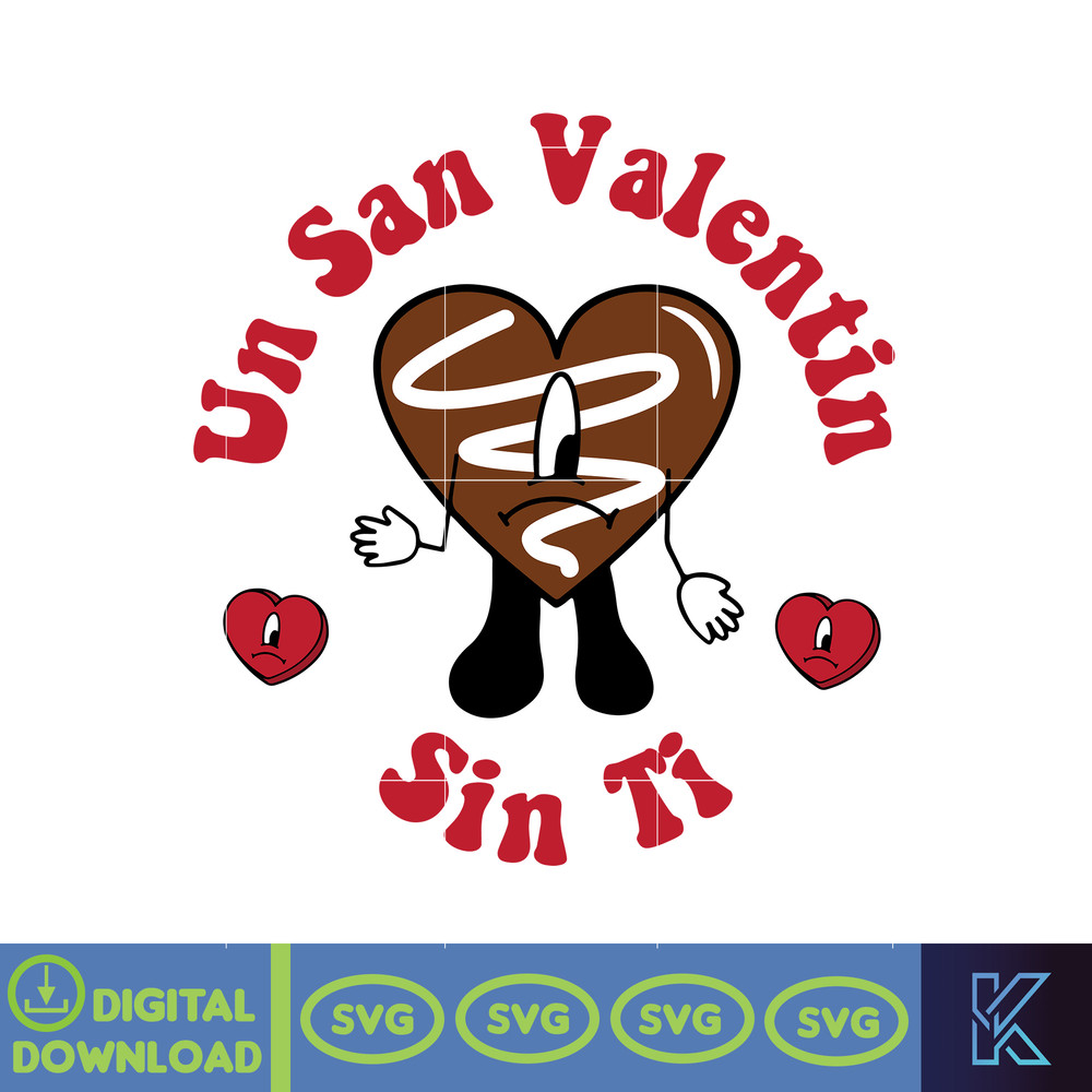 Bad Bunny Valentines Day Svg, Benito Svg, Un Valentina Sin Ti, Bad Bunny Svg, Cricut Svg, Valentine's Day (12).jpg