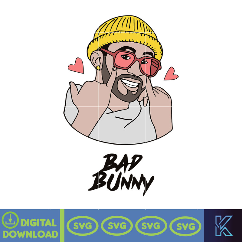 Bad Bunny Valentines Day Svg, Benito Svg, Un Valentina Sin Ti, Bad Bunny Svg, Cricut Svg, Valentine's Day (6).jpg