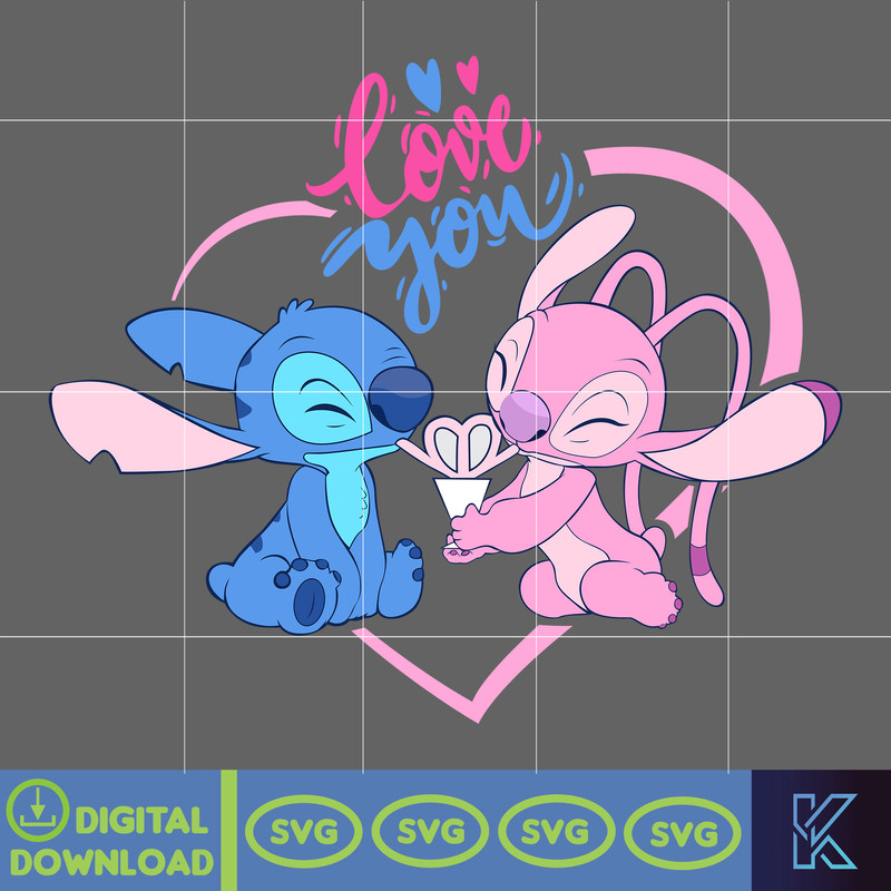 Stitch Valentine Svg, Valentine Character Svg, Valentine Movie Cartoon Svg, Happy Valentine Day Svg, Digital Download (1).jpg