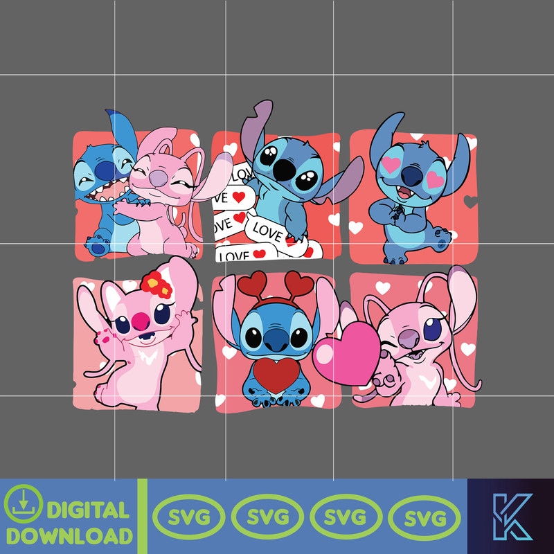 Stitch Valentine Svg, Valentine Character Svg, Valentine Movie Cartoon Svg, Happy Valentine Day Svg, Digital Download (15).jpg