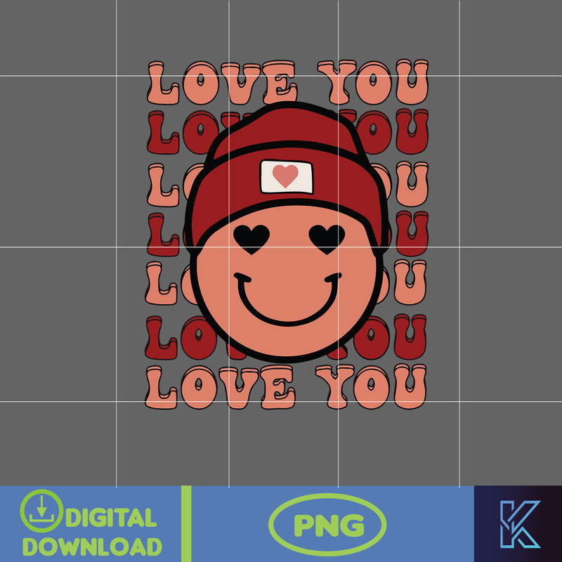 Smile Face Png, Pink Smile Face Png, Smile Face Sublimation, Distressed Png Design, Shirt Sublimation Design, Valentine's Day Png (12).jpg