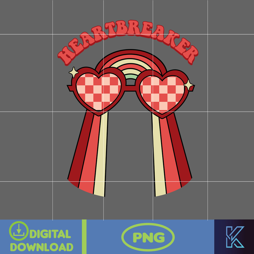 Retro Valentine Png, Checkerboard Valentine Png, Happy Valentine's Day Png, Happy Valentine Sayings Png (9).jpg