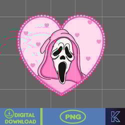 ghostface horror valentine png, valentine's day horror character, horror valentine png, valentine's day png (2)