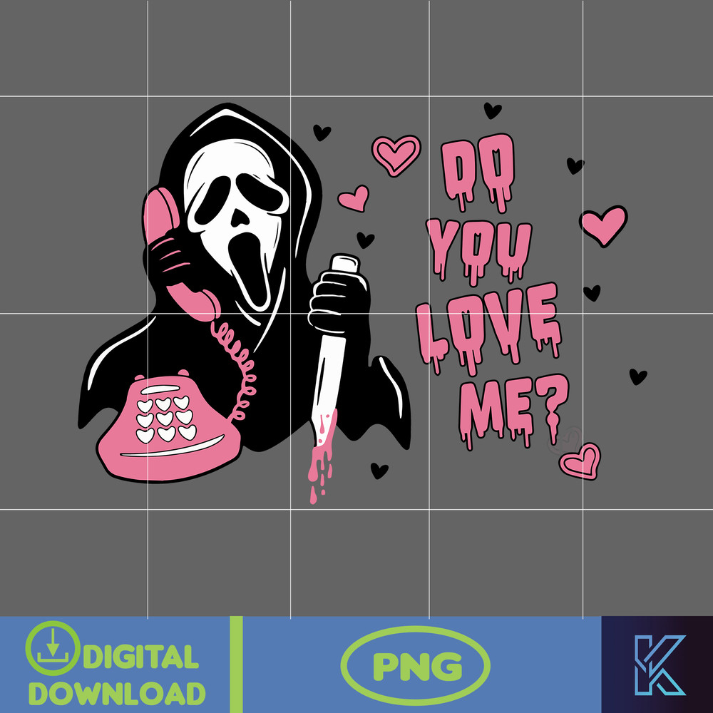 Ghostface Horror Valentine PNG, Valentine's Day Horror Character, Horror Valentine Png, Valentine's Day Png (7).jpg