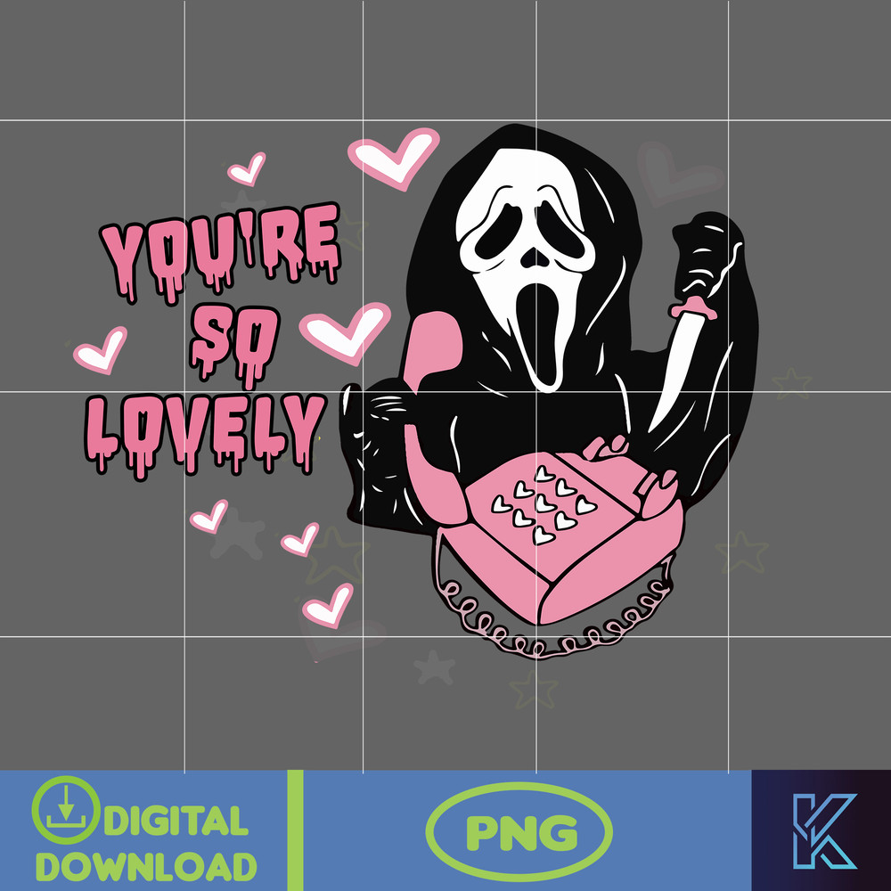 Ghostface Horror Valentine PNG, Valentine's Day Horror Character, Horror Valentine Png, Valentine's Day Png (9).jpg