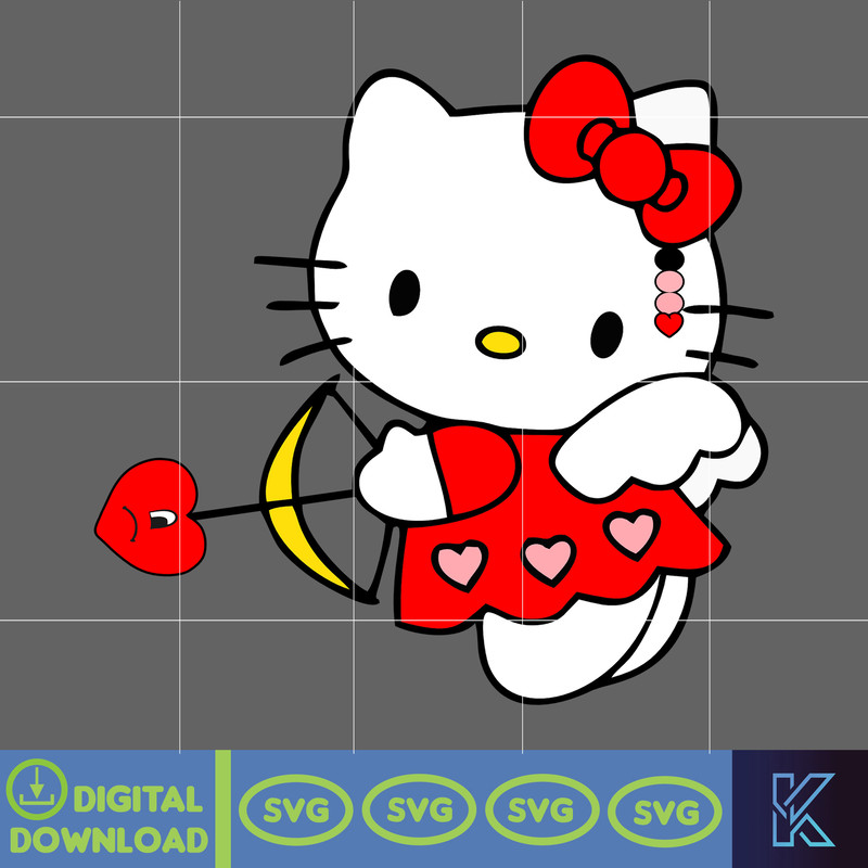 Hello Cats Valentine Svg, Valentines Day Kitty Svg Svg, Kawaii Kitty Svg, Valentines Day Svg (18).jpg