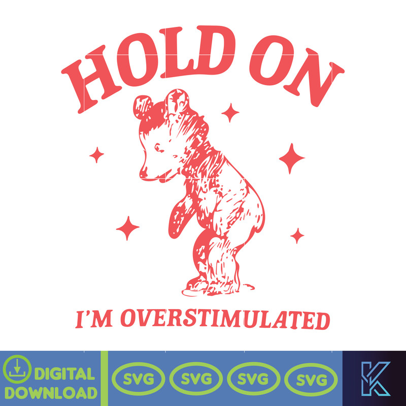 Hold on I'm overstimulated Svg, Heavy Blend Crewneck Svg, Instant Download.jpg