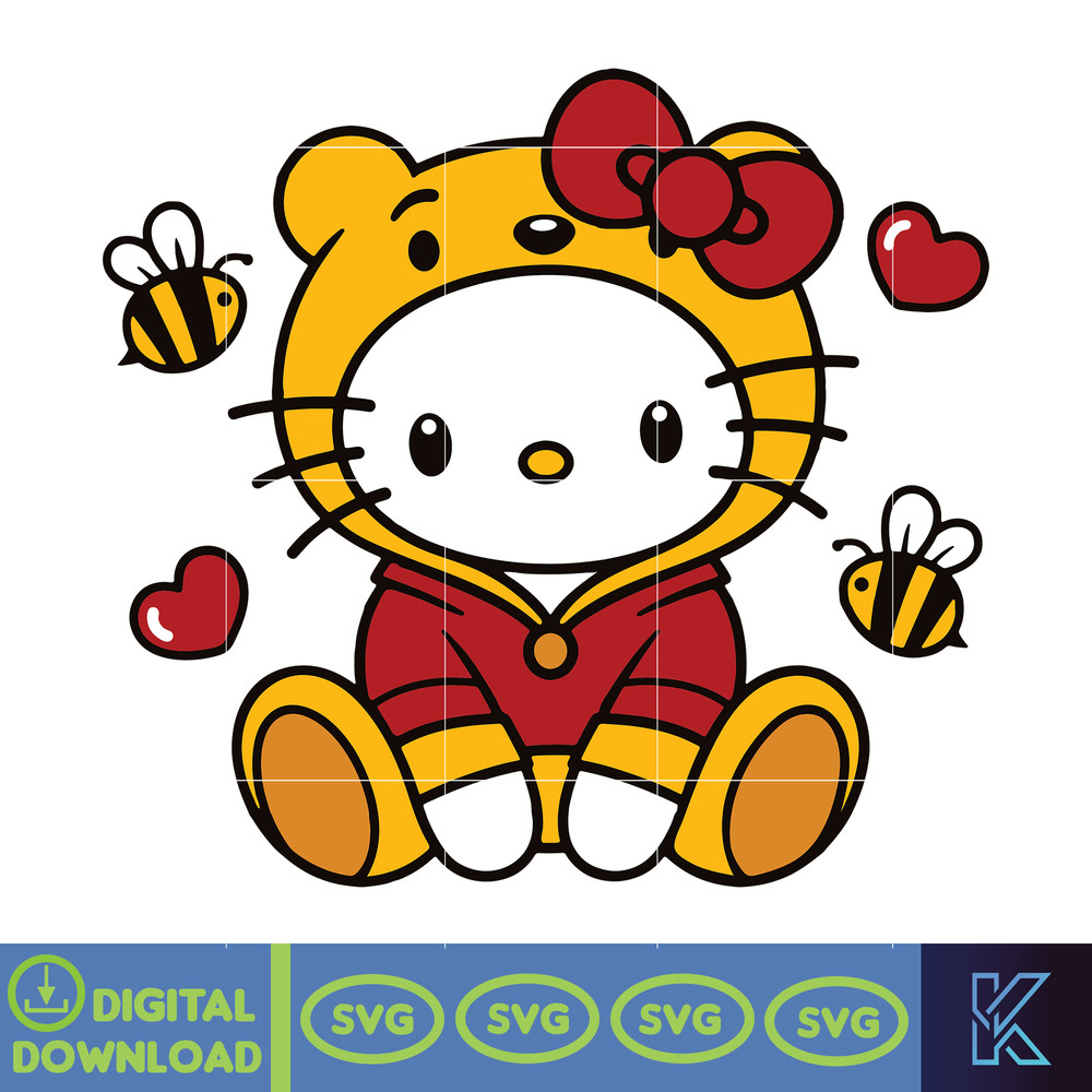 Kitty Winnie Pooh Svg, Valentine’s Day Svg, kawaii Valentine Svg, Kawaii Svg, Cricut, Silhouette Vector.jpg