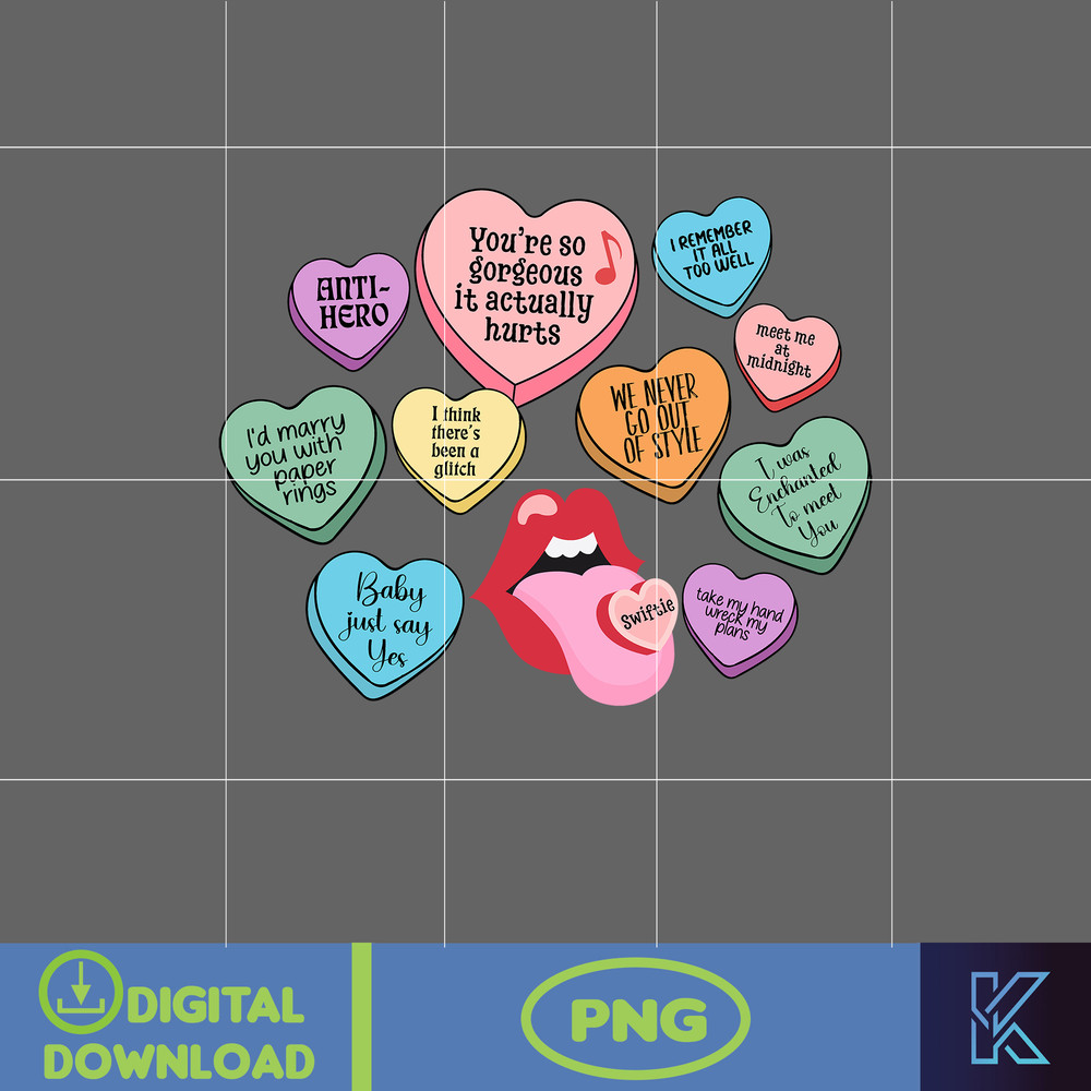 Swiftie Valentine Candy Heart Png, Swiftie Valentine, In My Lover Era Png, Lover Valentine Png, XOXO Valentine Png, Png, Heart Love Valentine Gift.jpg