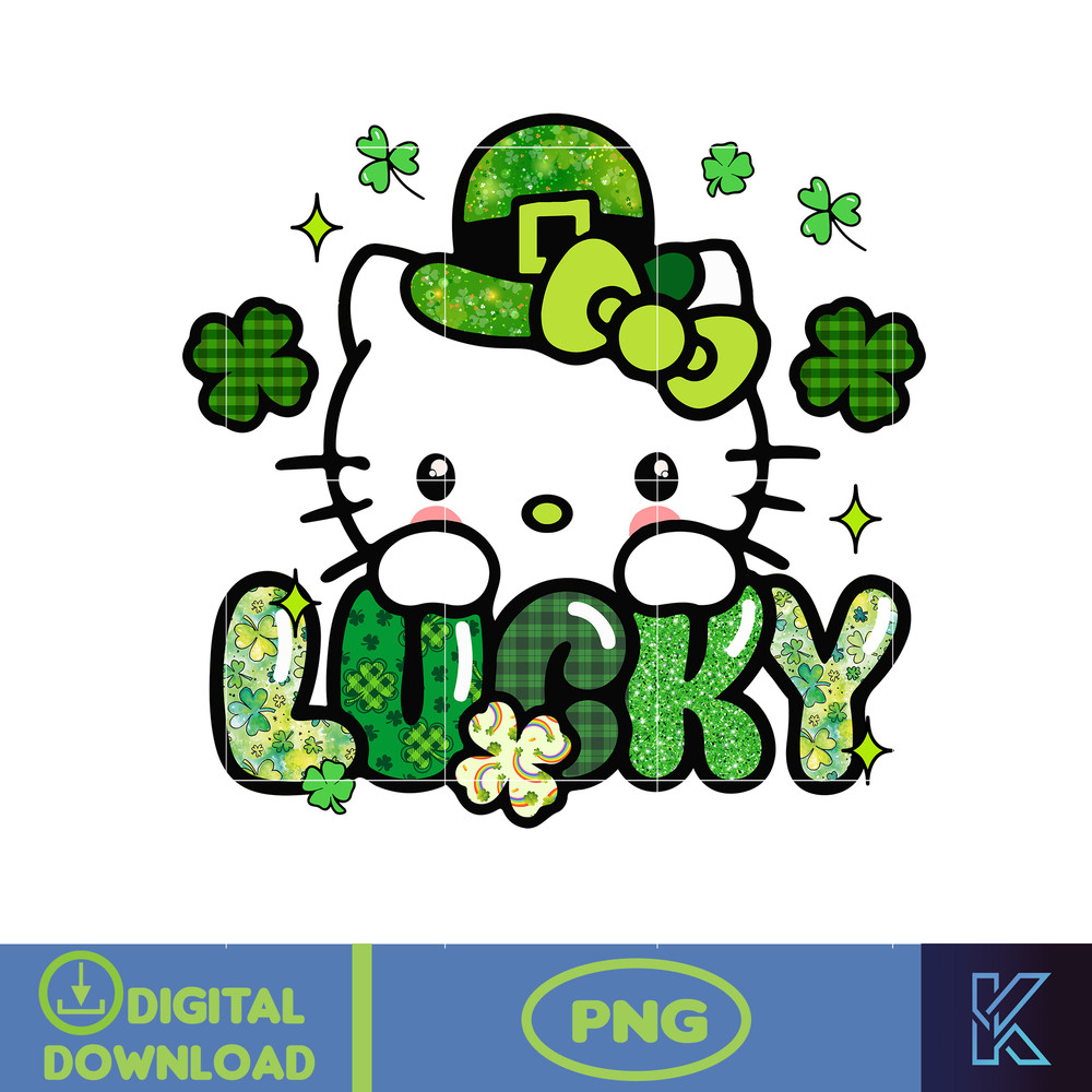 Cartoon Patricks Day, Happy St Patrick's Day Png, Cartoon St Patrick's Day, Saint Patrick's Day, Feeling Lucky, Mouse and Friend (28).jpg