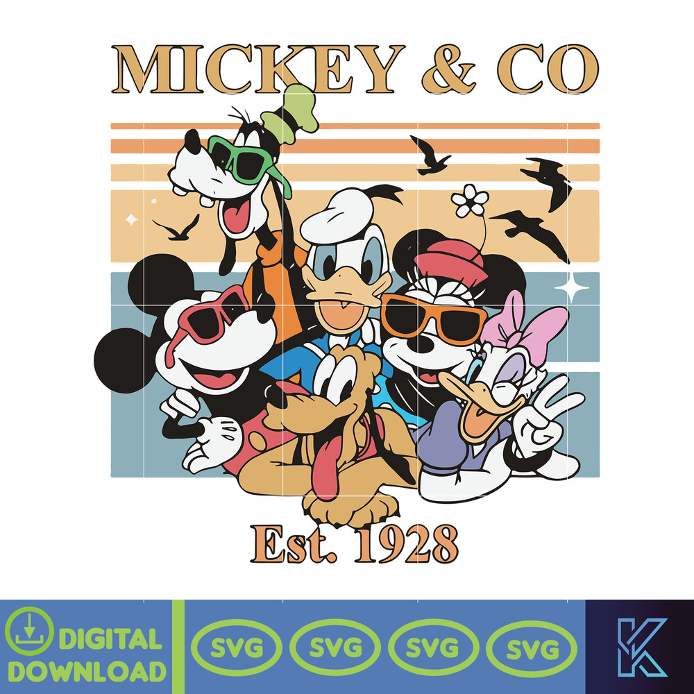 Mickey & Co Est. 1928 Svg, Mickey and Co. Est. 1928 Svg, Disney Summer Svg, Disney Svg, Disney Trip Svg.jpg