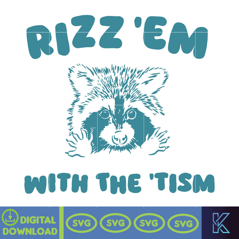 Rizz Em With The Tism Svg, Retro Unisex Adult Svg, Vintage Funny Svg, Nostalgia Svg, Relaxed Cotton Svg, Rizzler Svg.jpg