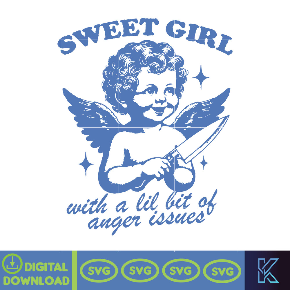 Sweet Girls With Anger Issues Svg, Retro Unisex Adult Svg, Vintage Angel Svg, Nostalgia Svg, Relaxed Svg.jpg