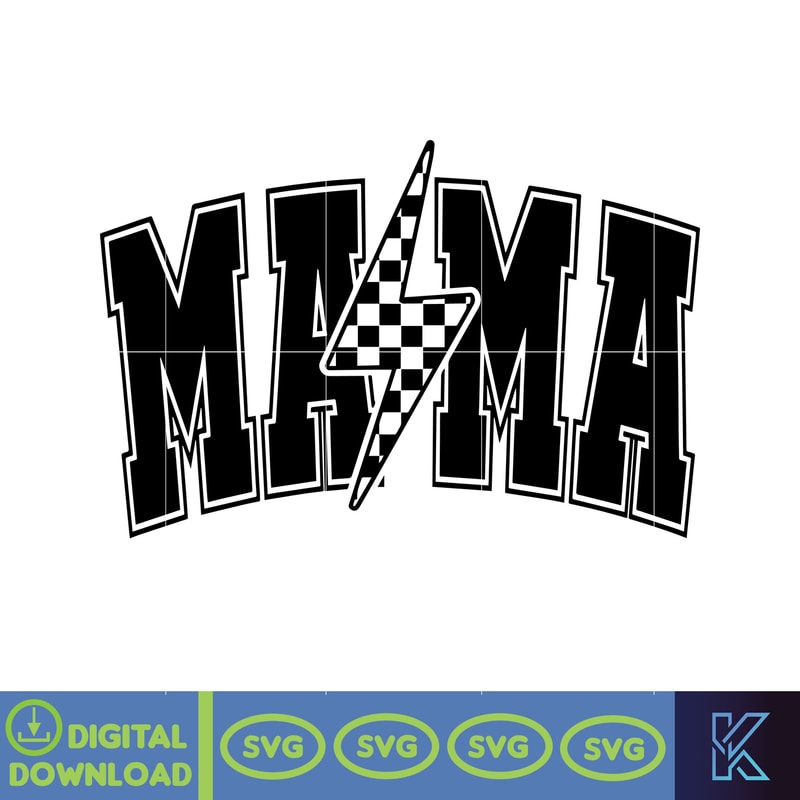 Mama Lightning Bolt Svg, Mama Svg, Mom Life Svg, Mama Sublimation, Retro Mama Svg, Sublimation Designs, Instant Download.jpg