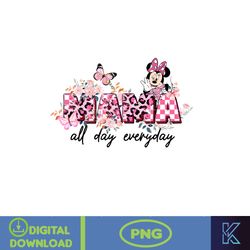 Mama All Day Everyday Png, Mouse Mama Png, Mickey Mom Club Png, Retro Cartoon Movie Mama Png, Instant Download