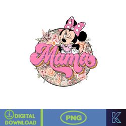 Mama Minnie Png, Mouse Mama Png, Mickey Mom Club Png, Retro Cartoon Movie Mama Png, Instant Download