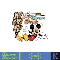 This Mama Prays Png, Mouse Mama Png, Mickey Mom Club Png, Retro Cartoon Movie Mama Png, Instant Download