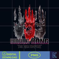 Godzilla X Kong The New Empire 2024 Png, Godzilla Png, Godzilla Kong Png, Godzilla Movie 2024 Png, Instant Download