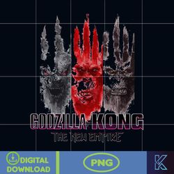 godzilla x kong the new empire 2024 png, godzilla png, godzilla kong png, godzilla movie 2024 png, instant download
