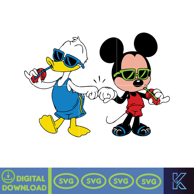 Mickey Donald Png, Mickey Summer Svg, Summer Svg, Summer Time Svg, Mickey Friends Svg, Mickey Donald Summer Svg, Instant Download.jpg