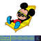 Mickey Relaxing Png, Mickey Summer Svg, Summer Svg, Summer Time Svg, Mickey Friends Svg, Mickey Donald Summer Svg, Instant Download.jpg