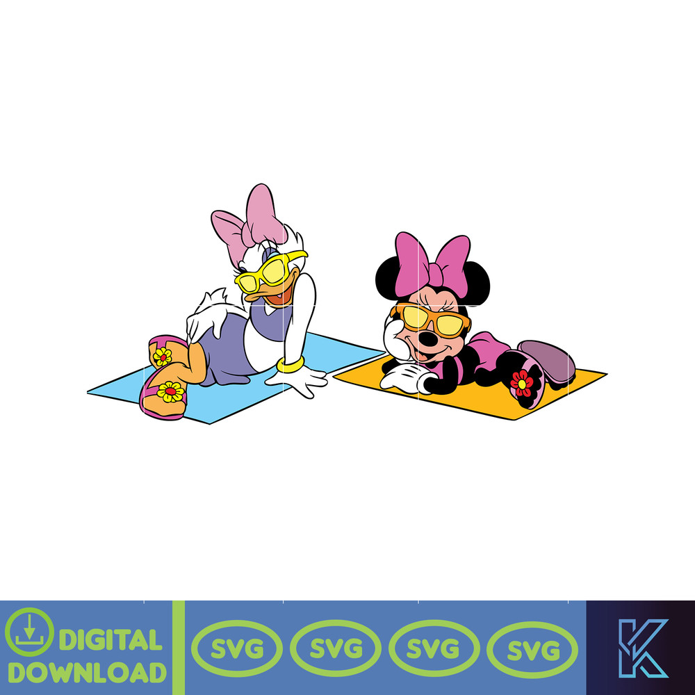 Minnie Daisy Png, Mickey Summer Svg, Summer Svg, Summer Time Svg, Mickey Friends Svg, Mickey Donald Summer Svg, Instant Download.jpg