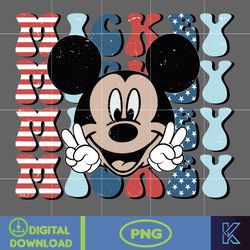 Mickey 4th of July Png, Mickey Sublimation, Fourth of July Sublimation, 4th Of July Png, America Png, Sublimation