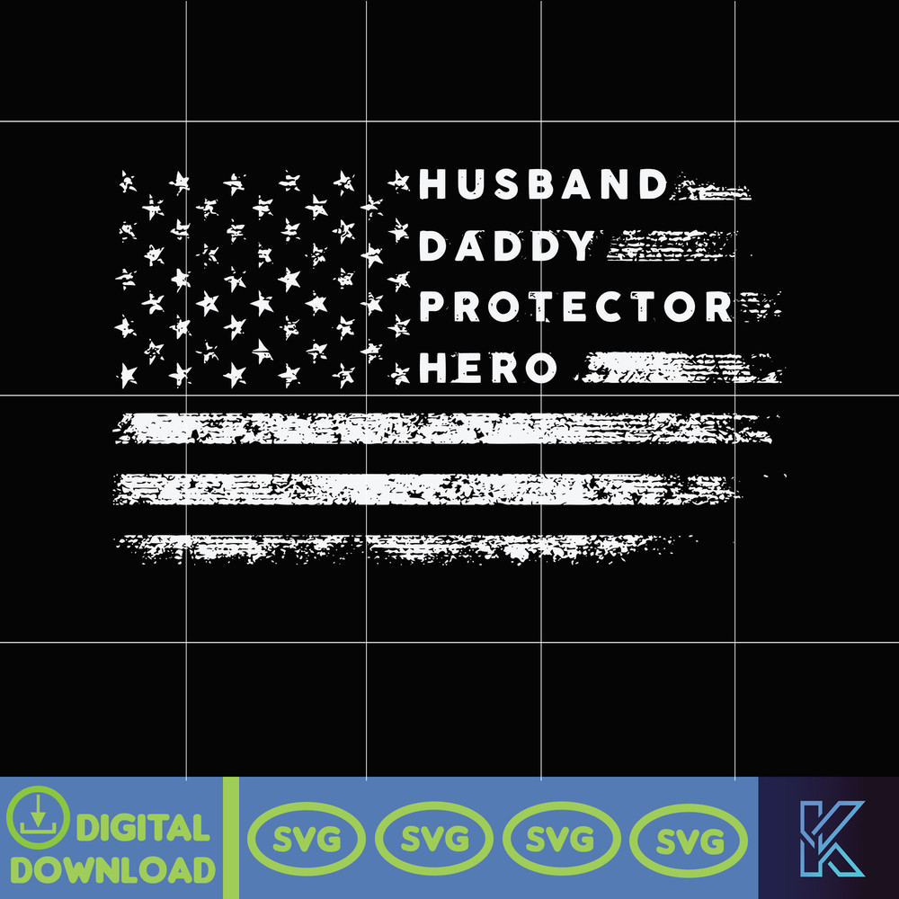 Husband Daddy Protector Hero Svg, Best Dad Svg, Fathers Day Svg, Wife to Husband Gift, Fathers Day Gift, Instant Download.jpg