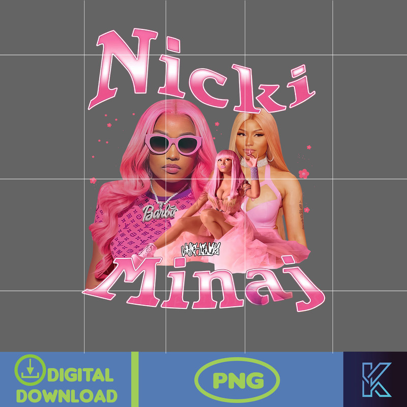 Nicki Minaj Png, Pink Friday 2 Tour, Nicki Minaj Tour 2024 File, Nicki Minaj Design Graphic 3.jpg