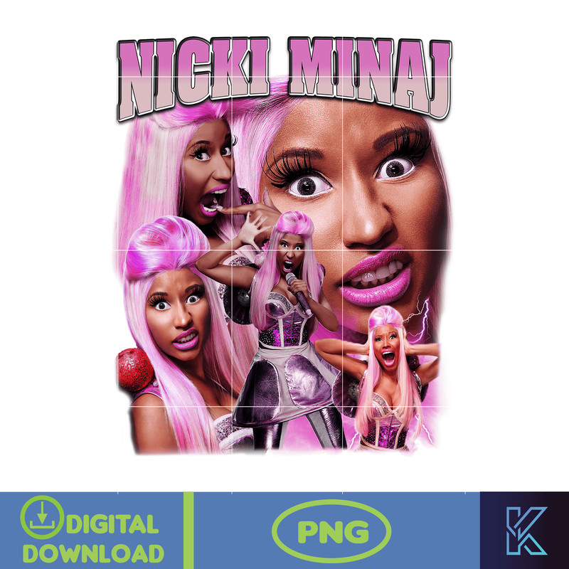 Nicki Minaj Png, Pink Friday 2 Tour, Nicki Minaj Tour 2024 File, Nicki Minaj Design Graphic.jpg