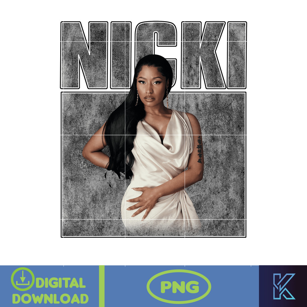 Nicki Png, Nicki Minaj Png, Pink Friday 2 Tour, Nicki Minaj Tour 2024 File, Nicki Minaj Design Graphic.jpg