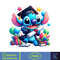 Cartoon Stitch Graduation 2024 Png, Cartoon Graduate Png, DN School Trip Png, Cartoon Character Grad Png, Cartoon Senior 2024 Png, Instant Download.jpg